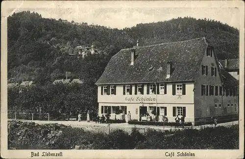 wx56676 Bad Liebenzell Cafe Schoenlen Kategorie. Bad Liebenzell Alte Ansichtskarten