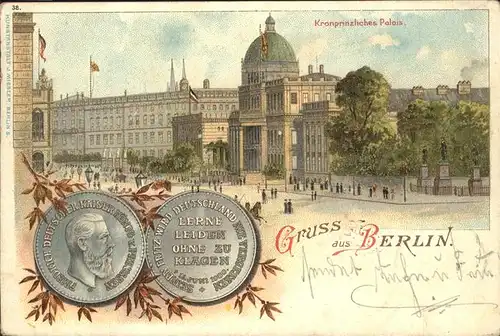 Berlin Kronprinzliches Palais Kat. Berlin