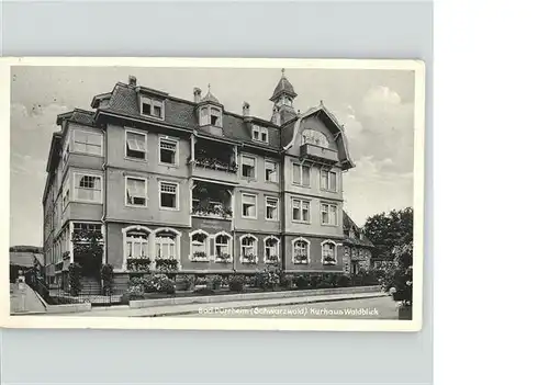 Bad Duerrheim Kurhaus Waldblick Kat. Bad Duerrheim