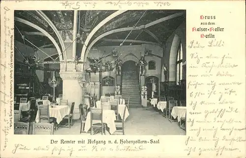 Berlin Kaiser-Keller Remter Kat. Berlin