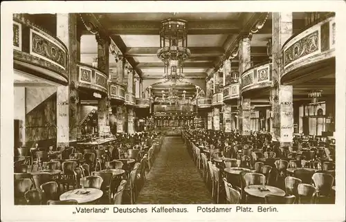 Berlin Deutsches Kaffeehaus Vaterland Kat. Berlin