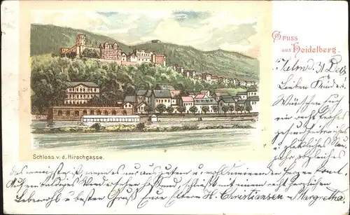 Heidelberg Schloss Kat. Heidelberg