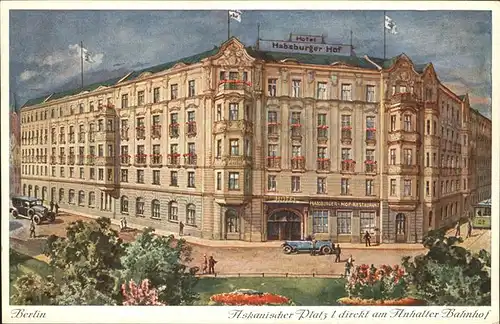 Berlin Hotel Habsburger Hof Kat. Berlin