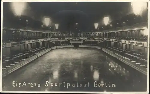 Berlin Eis-Arena Sportpalast Kat. Berlin