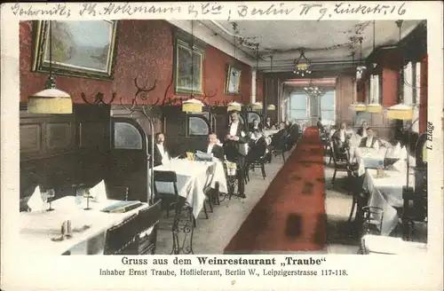 Berlin Weinrestaurant Traube Kat. Berlin