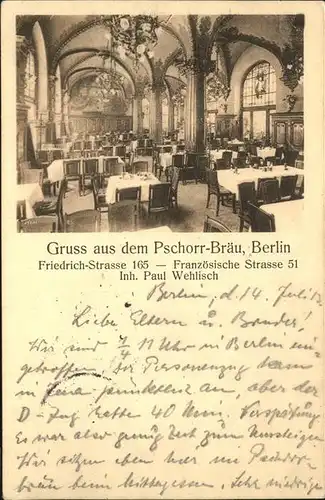 Berlin Pschorr-Braeu Kat. Berlin