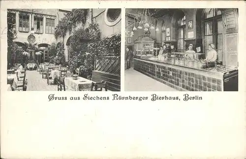 Berlin Siechens Nuernberger Bierhaus Kat. Berlin