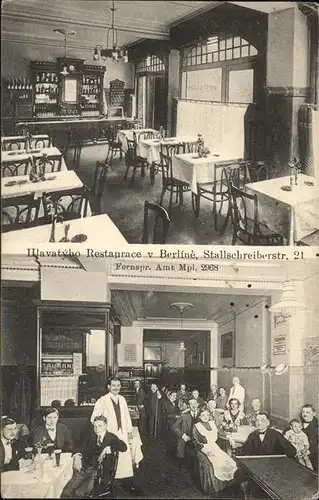 Berlin Hlavatyho Restaurace Kat. Berlin