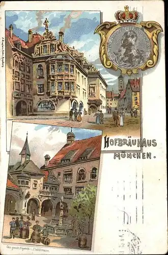 Muenchen Stadtwappen Teilpraegung Kat. Muenchen