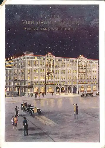 Muenchen Hotel Vier Jahreszeiten Restaurant Walterspiel Kat. Muenchen