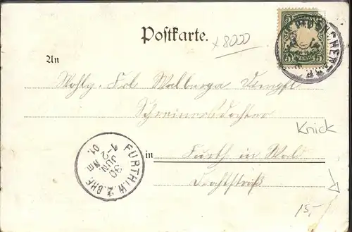 Muenchen Schaefflertanz 1900 Kat. Muenchen