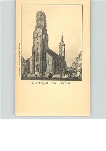 Stuttgart Stiftskirche Kat. Stuttgart