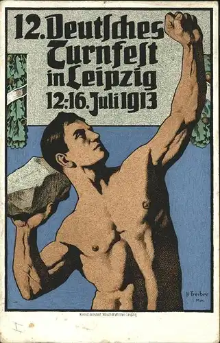 Leipzig Turnfest 12. - 16. Juli 1913 Kat. Leipzig