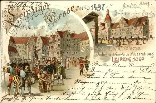 Leipzig Industrie u. Gewerbeausstellung 1897 Kat. Leipzig