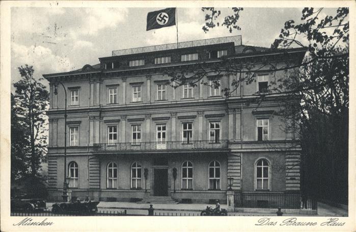 Muenchen Das Braune Haus Fahne Kat Muenchen Nr Wx58921