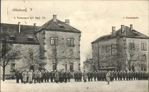 Offenburg Kompagnie Inf Regt 170 Kat. Offenburg