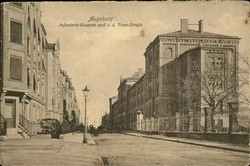 Augsburg Infantrie Kaserne Tann Strasse Kat. Augsburg