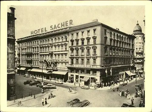 Wien Hotel Sacher Kat. Wien