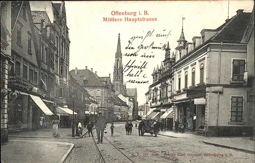 Offenburg Mittlere Hauptstrasse  Kat. Offenburg