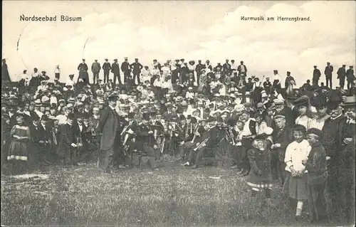 Buesum Kurmusik am Herrenstrand Kat. Buesum