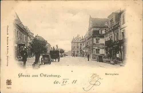 Offenburg Marktplatz Kat. Offenburg