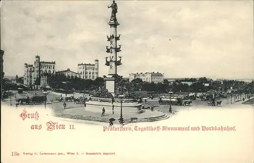 Wien Praterstern
Tegetthoff-Monument
Nordbahnhof