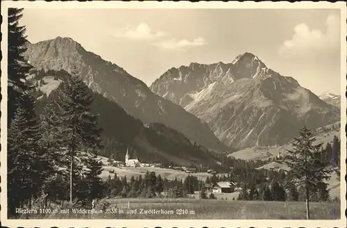 Riezlern Kleinwalsertal Widderstein Zwoelferhorn