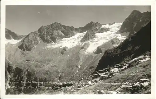 Keilbachspitze Gruenewandspitze 