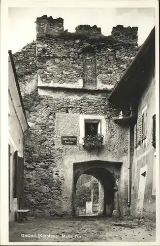 Gmuend Kaernten Malta Tor Kat. Gmuend in Kaernten