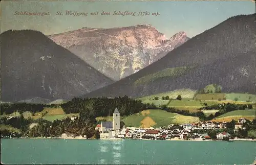 St Wolfgang Salzkammergut Schafberg Kat. St. Wolfgang im Salzkammergut