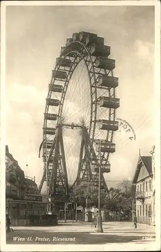 Wien Prater Riesenrad Kat. Wien