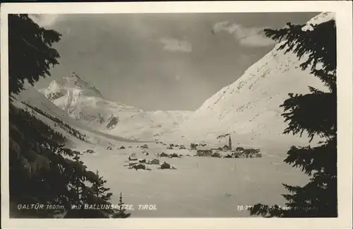 Galtuer Tirol Ballunspitze / Galtuer /Tiroler Oberland