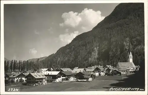 Laengenfeld Oetztal  / Laengenfeld /Tiroler Oberland