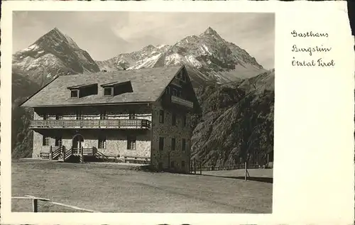 Oetz Gasthaus Burgstein Kat. Oetz