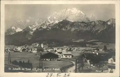 St Johann Tirol Wilden Kaiser Kat. St. Johann in Tirol