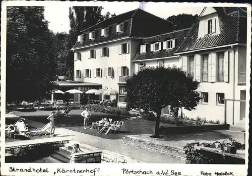 Poertschach Woerthersee Strand Hotel Kaerntnerhof /  /