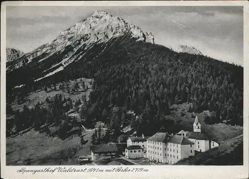 Serlesspitze Alpen Gasthof Waldrast Kat. Neustift im Stubaital