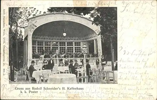 Wien Rudolf Schneiders Kaffeehaus  Kat. Wien