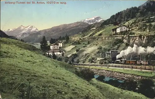 St Anton Arlberg Arlberg Tunnel Zug Kat. St. Anton am Arlberg