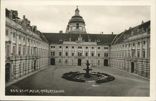 aw03017 Melk Donau Stift Brunnen Kategorie. Melk Alte Ansichtskarten