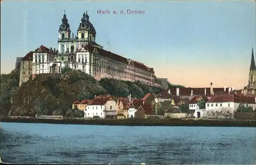 aw03096 Melk Donau  Kategorie. Melk Alte Ansichtskarten