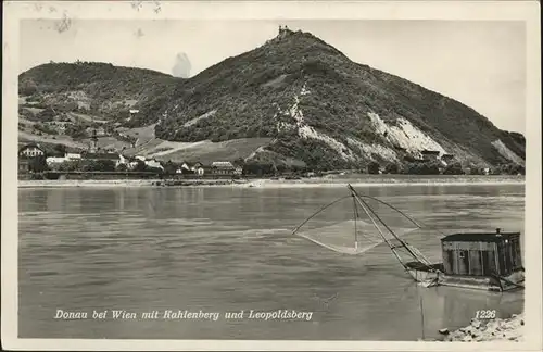 Wien Oesterreich Donau Kahlenberg Leopoldsberg