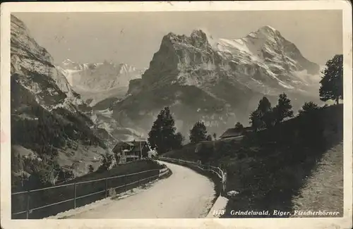 aw03156 Grindelwald Eiger Fiescherhoerner Kategorie. Grindelwald Alte Ansichtskarten