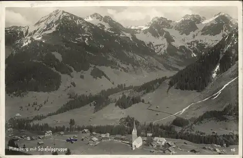 Mittelberg Vorarlberg Schafalpgruppe