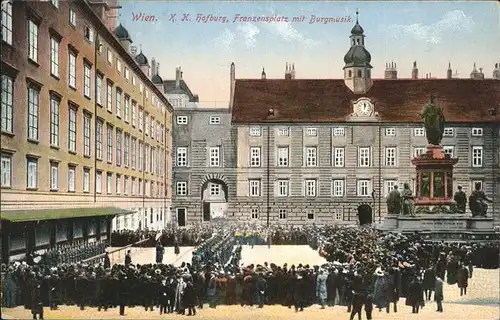 Wien Franzensplatz Burgmusik