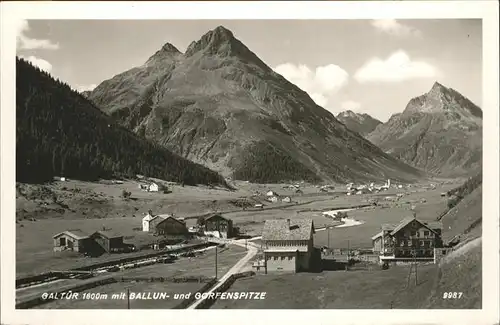 Galtuer Tirol Ballun Gorfenspitze / Galtuer /Tiroler Oberland