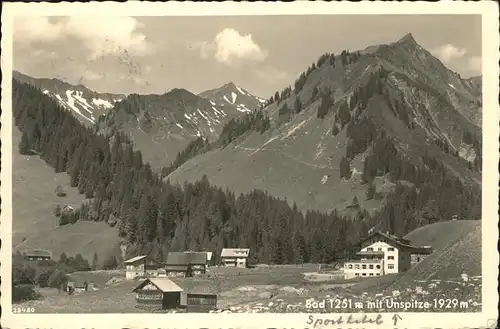 Baad Kleinwalsertal Unspitze