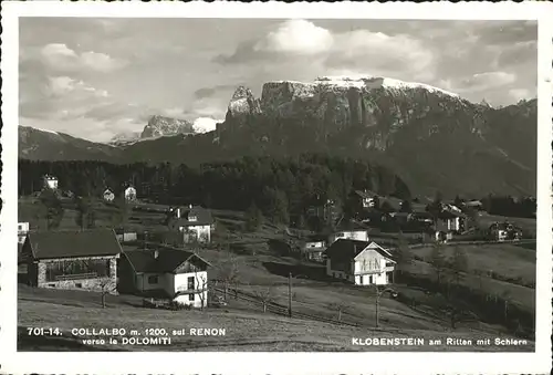 Collalbo Renon Kolbenstein Ritten Schlern