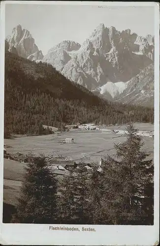 Sexten Sesto Suedtirol Fischleinboden / Bozen /Pustertal