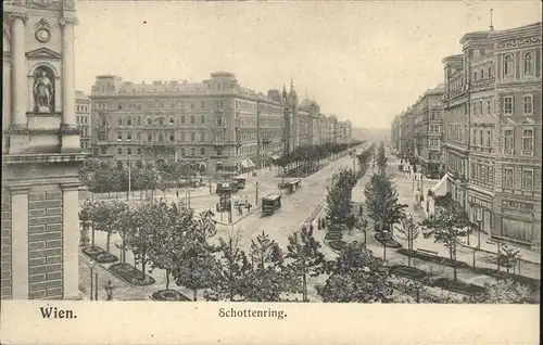 Wien Schottenring Strassenbahn